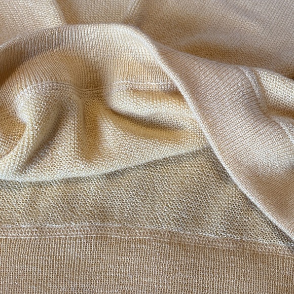 Johnnie Walker Alapca & Tencel Blend L/S Crew Neck Sweater Lemon L *Tiny Flaw - Picture 10 of 10